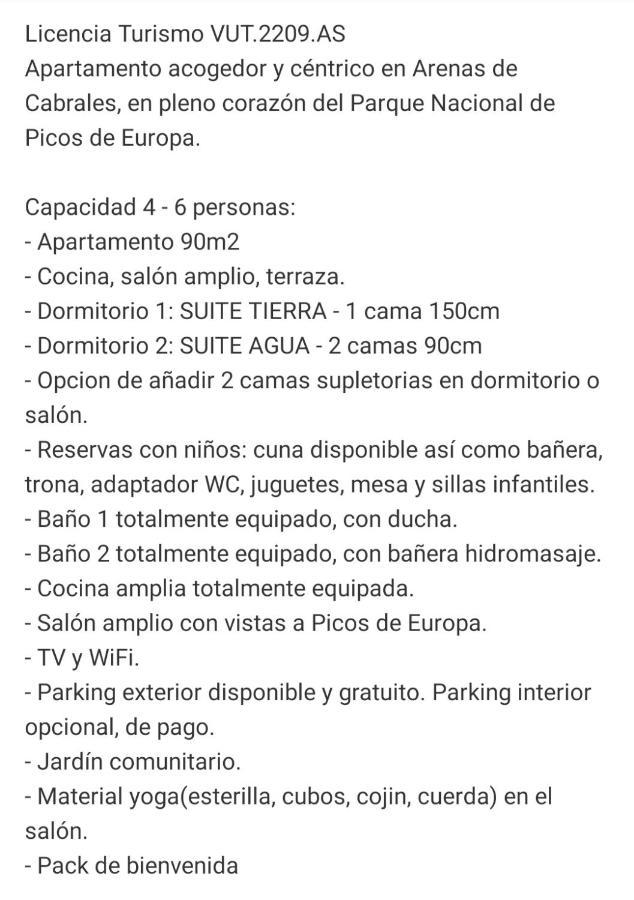 Apartamento Llar Del Cares Las Arenas Exterior foto